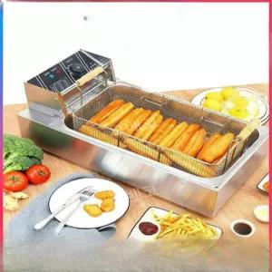 전기튀김기 치킨프라이기 상업용 20L 푸드트럭 돈가스 식당 뷔페 가정용