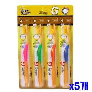 [알티피아]bns 이중미세모 메디케어 칫솔 4P-금나노 x5개