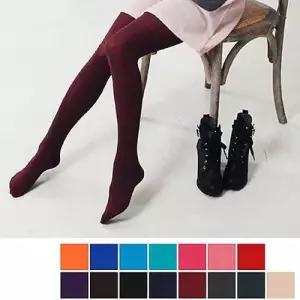 색색 무지 유발 기모레깅스 유발 기모스타킹 DK-1931 WB06231