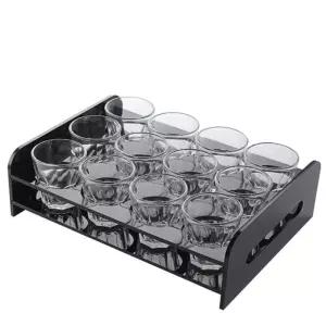 음료 보관대 스탠드 물통 용 매장 거치대 맥주컵 컵홀더 철제 수거대 텀블러 정리함