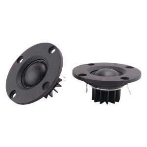 A42Z-트위터 스피커 6 옴 30W Hifi 소프트 돔 실크 필름 트레블 톱니 방열판 2Pcs