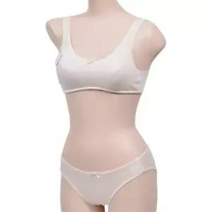 깔끔한 도트 주니어 스포츠 브라팬티세트 WFIPU66