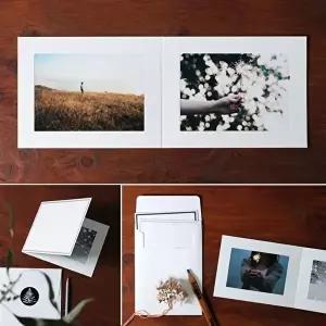 스텐딩 4x6 포토프레임 종이액자 5x7 양면 접이식 (KYR-WD8F2AA)
