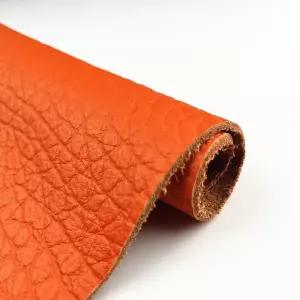 인조가죽시트지 가죽 수선패치 소가죽 2mm 두께 첫 번째 겹 소파 시트 침대 옆 가방 오렌지 원단