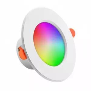 LED등 조명 스마트 LED 다운라이트 10W 110220V 디밍 RGBCWWW 앱 제어 홈 용 매립형 원형 스포트라이트