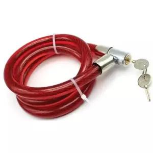 [알티피아]bns 자전거 보안 열쇠 특대 와이어 색상랜덤