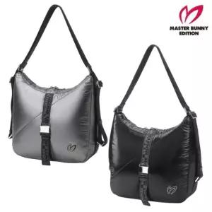 MASTER BUNNY 여성 골프 투톤 웨빙 파우치 겸 멀티 숄더백 21-E1BG101