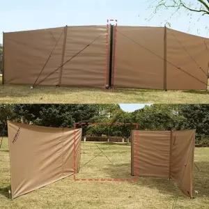 야외 바람막이 가림막 캠핑 사이드월 윈드스크린 (WFKBRJW)