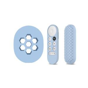 케이스용 미끄럼 방지 소프트 실리콘 리모컨 보호 커버 쉘 크롬캐스트 TV 2020 음성 박스