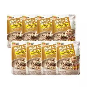 샘표 밸런스죽 발아현미 소고기죽 420g 8개