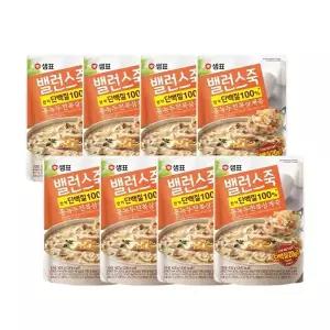 샘표 밸런스죽 통녹두 전복 삼계죽 420g 8개