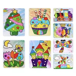 종이아트세트 모자이크 DIY세트 종이아트 세트구성 색종이놀이 만들기 DIY