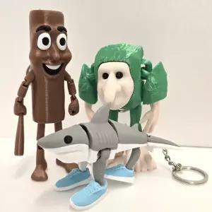 이탈리안 브레인롯 키링 피규어 인형 트랄라레오 트랄랄라 퉁퉁퉁 사후르 브르르 파타핌