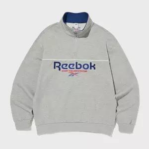 [리복] 벡터 하프 집업 - 그레이