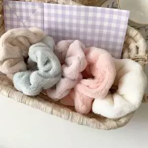 [하프클럽/셀러허브_여성트랜드패션]머리끈 헤어슈슈 곱창밴드 헤어끈 이