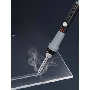 인두기 휴대용 디지털 전자 가열 내부 용접 열 수면 60w 온도 절단기 1 스테인 조절 인두 납땜 거치대 세라믹 팁4개 자동 60W