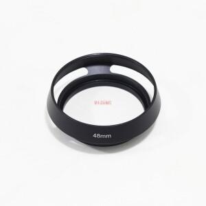 라이카 호환 E48 캐논 호환 캐노넷 QL17 GIII 카메라용 48mm 메탈 렌즈 후드 커버 보호대