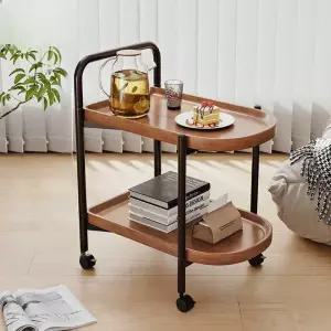 우드 왜건 이동 원목 수레 트레이 빈티지 카트 서빙카 협탁