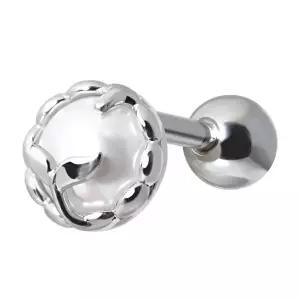 [미니아트]진주 테일 고래꼬리 써지컬 스틸 패션 피어싱