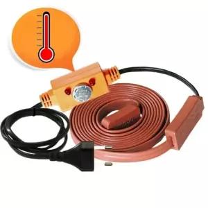 ( )열감지 동작센서 수도 동파방지 1M 열선 파이프 겨울 한파 전열선