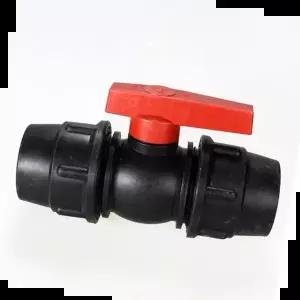 PE밸브 싱글 관수 농수관 여과기 조임식 PE 유니온밸브 25mm