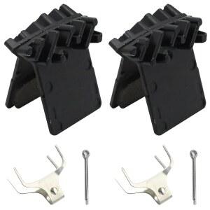 [미국배송] 뉴네사이 2쌍의 전면 및 후면 브레이크용 디스크 브레이크 패드 냉각 핀이 있는 레진 시마노 두라 에이스 울테그라 티아그라 GRX 교체