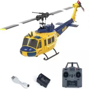 TOUCAN RC HOBIBY 1 /48 시뮬레이션 헬리콥터 모델 C032 UH-1 리모컨 스턴트 항공기 원클릭 3D 플립 광학