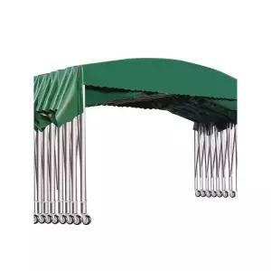 자바라천막 초록색 7x4x2.5cm 주차장 행사 창고 2개 자바라