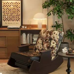 1인용 대기실 소파 빈티지 거실 쇼파 카페 리클라이너 가죽 엔틱 오브유 11