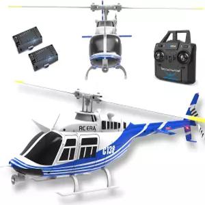 C138206 원격 조종 헬리콥터 항공기 드론 RC 헬리 싱글 로터 없음 에일러론 6CH 6축 자이로스코프 고도