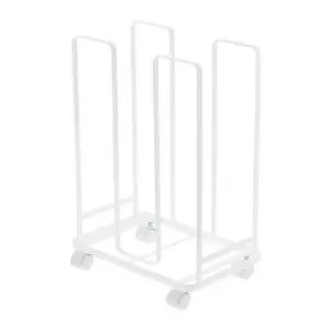 종이박스 거치대 이동식 종이상자 카트 진열장 정리함