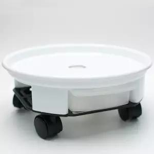 바퀴달린 이동식 화분받침대 중형 물받이포함