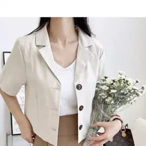 여자린넨 버튼 크롭반팔자켓 겨울 방풍 아우터 바람막이 플리스 후드 다운 점퍼 코트 가을 하객룩