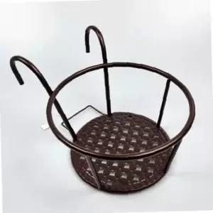 ksr 베란다 화분 정리 브라운 철제 화분걸이대