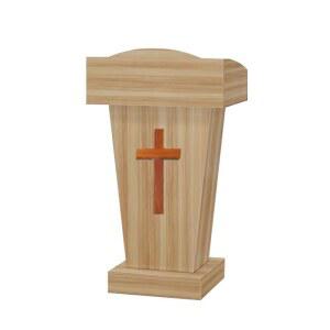 원목강대상 십자가 교탁 연설 강단 원목색 교구 기독교 단상 크리스탈 리셉션 60 소강대상