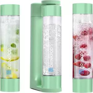 피즈팟 소다 메이커 가정용 탄산 페트병 3개 뚜껑 캡 1개 매뉴얼 과일이 들어간 커피 차 칵테일 (애쉬