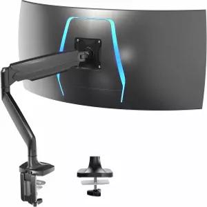 VIVO 프리미엄 알루미늄 헤비 듀티 싱글 모니터 암최대 40인치 및 30파운드 데스크 마운트 스탠드 공압