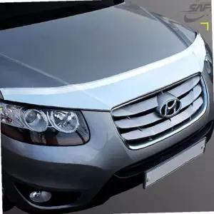 싼타페CM 후드 가드 크롬 본넷 버그 가드 보호 몰딩