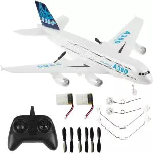 초보자 6축 자이로 A380 RC 항공기 OTCCTOY 비행기 리모컨 2.4Ghz DIY 2채널 제작