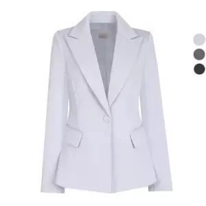 여성 메종 스판 싱글 버튼 겨울 정장 자켓