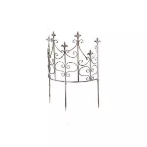 빈티지 화단 울타리 브래킷 넝쿨 유럽식 철제 반원형 난간