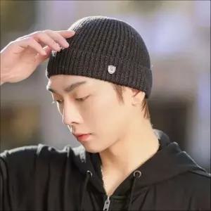 남성 따뜻한 니트비니 숏비니 보온 가을 겨울 골무모자