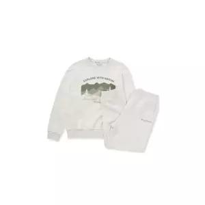 매장정품 DISCOVERY 디스커버리 KIDS 키즈 그래픽 맨투맨 세트 (MIVORY) DKAZ11054-IVM 845827