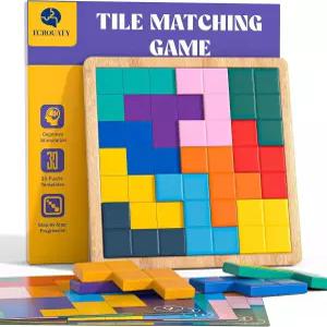 노인 치매 활동 알츠하이머 노인을 위한 기억 게임 나무 타일 매칭 퍼즐 제품 부모 또는 요양원을 두뇌