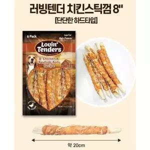 중형견 스트레스해소 고단백 치킨말이 스틱껌 P53242