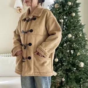 [다잇템] 여성 뽀글이 세무 소프트 FW 숏자켓