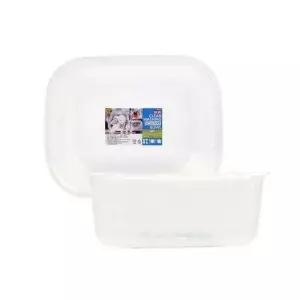 직사각싱크대야 클리어주방대야 클리어 싱크대용기 싱크대투명볼 (WFKC4M5)