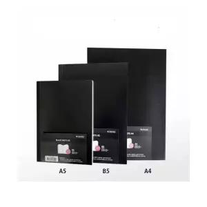 꿈드림22 옥스포드노트 블랙 A4 제본노트 80매 8mm