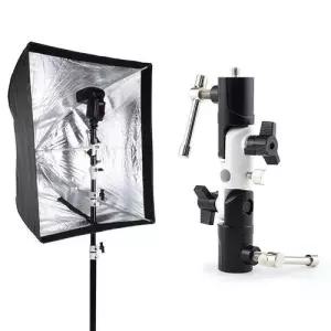 카메라 삼각대 헤드 스피곳 플래시 각도 조절 마운트 거치대 W898A34