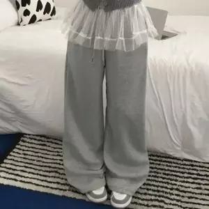 와이드핏 레이어드 트레이닝바지 팬츠 레이스 여성 샤스커트 (WFKBX6M)